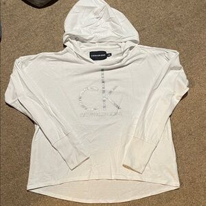 Calvin Klein White Long-Sleeve Top